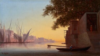 View full screen - View 1 of Lot 44. Dhows on the Nile.