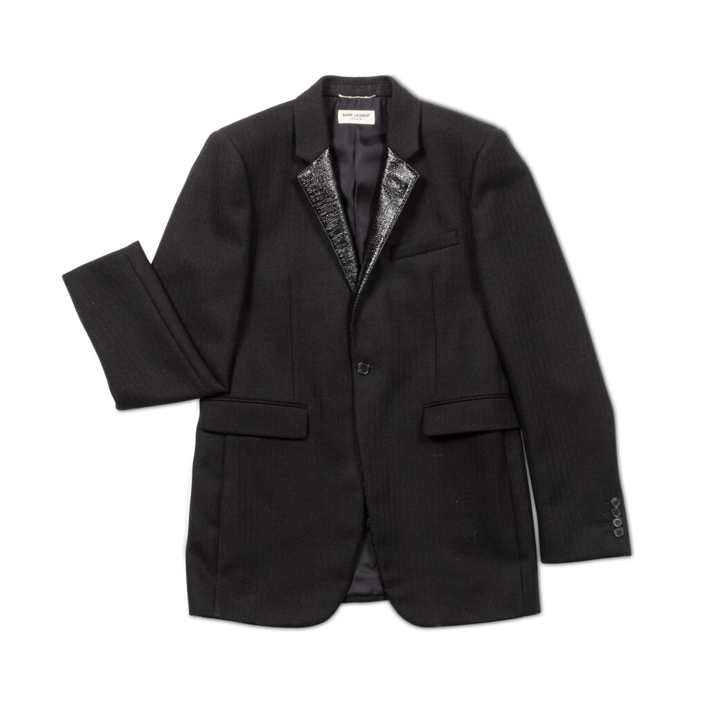 View full screen - View 1 of Lot 463. Black wool jacket, circa 2000 |.