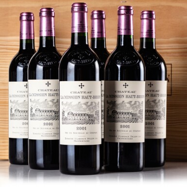 View full screen - View 1 of Lot 102. Château La Mission Haut-Brion 2001 (12 BT).