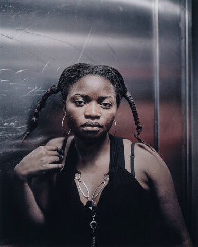 View full screen - View 1 of Lot 134. Lift Portrait, 24, Ponte City, Johannesburg.