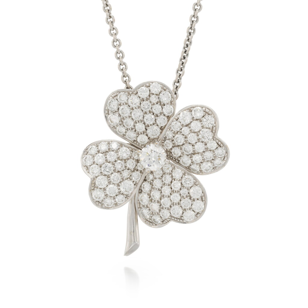 View full screen - View 1 of Lot 28. Diamond Brooch/Pendant, 'Cosmos' .