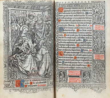 View full screen - View 1 of Lot 27. Hore beatissime virginis... Paris, Thielman Kerver, 1506. Impression sur vélin..