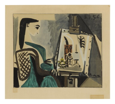 View full screen - View 1 of Lot 33. AFTER PABLO PICASSO | FEMME DANS L'ATELIER.