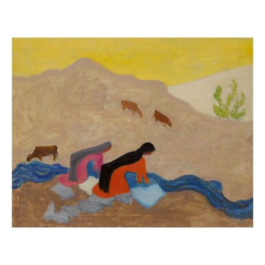 View full screen - View 1 of Lot 82. MILTON AVERY | MEXICAN WASHERWOMEN.