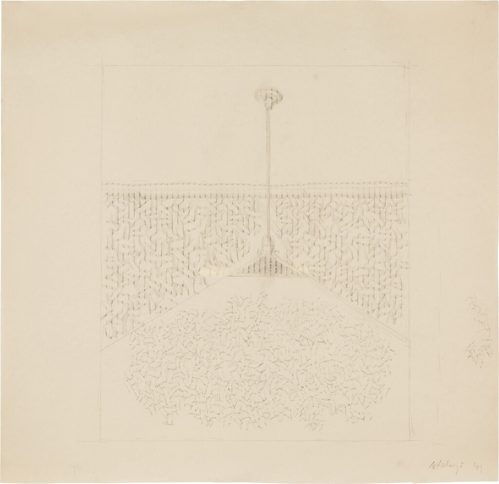 View full screen - View 1 of Lot 42. Weaving and Hanging Lamp.