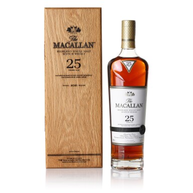 View full screen - View 1 of Lot 3228. The Macallan 25 Year Old Sherry Oak 2021 Release 43.0 abv NV (1 BT70).