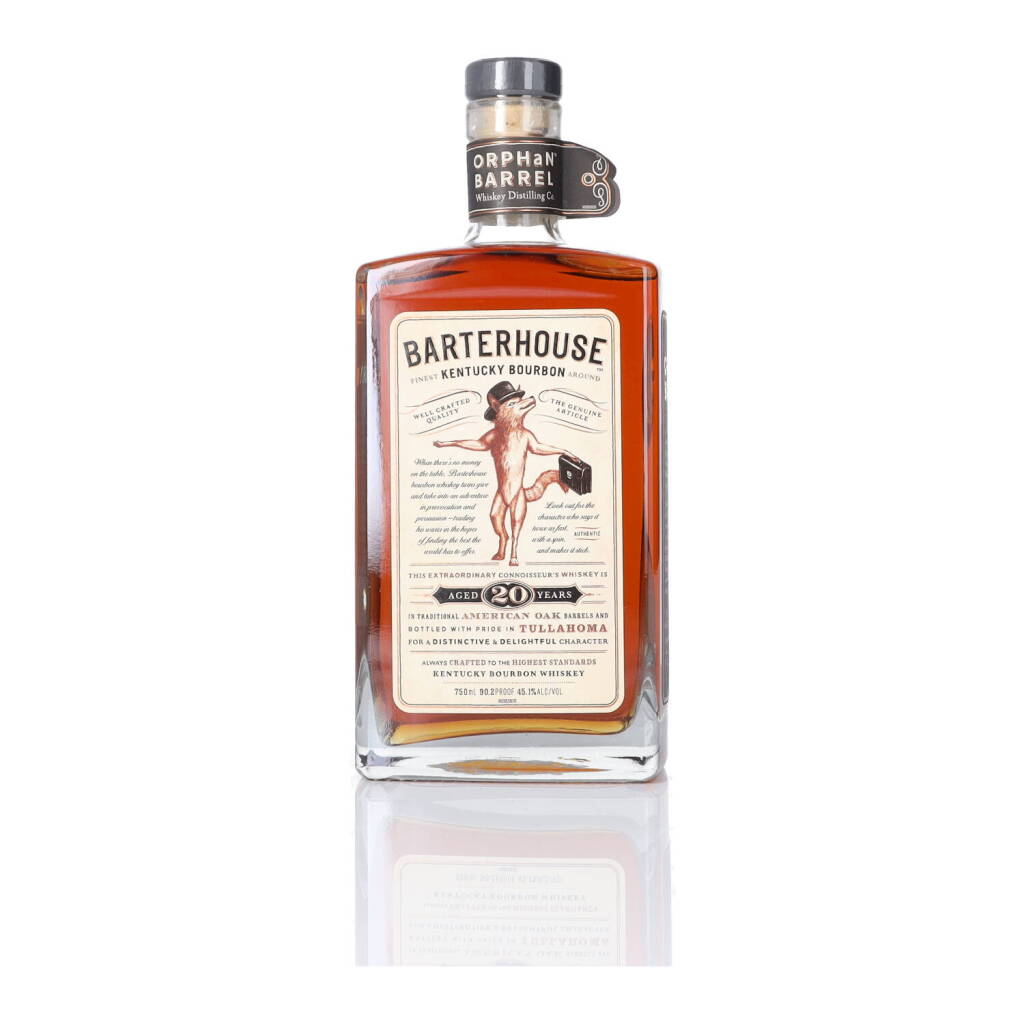 View full screen - View 1 of Lot 241. Orphan Barrel Barterhouse 20 Year Old 90.2 Proof NV (1 BT 75cl).