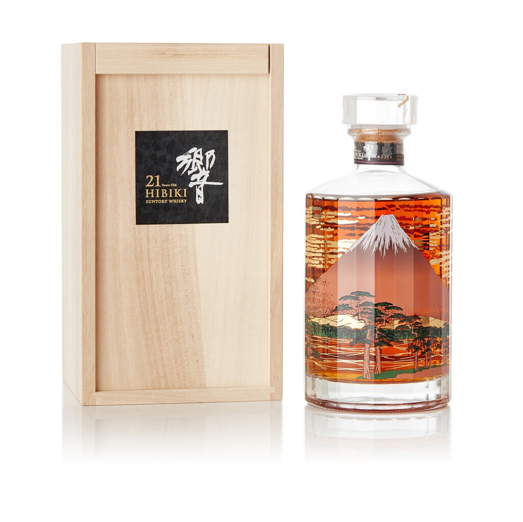 View full screen - View 1 of Lot 6057. 響 Hibiki 21 Year Old Mount Fuji Limited Edition 43.0 abv NV (1 BT70).