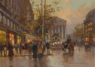 View full screen - View 1 of Lot 134. EDOUARD CORTÈS | RUE ROYALE & LA MADELEINE.