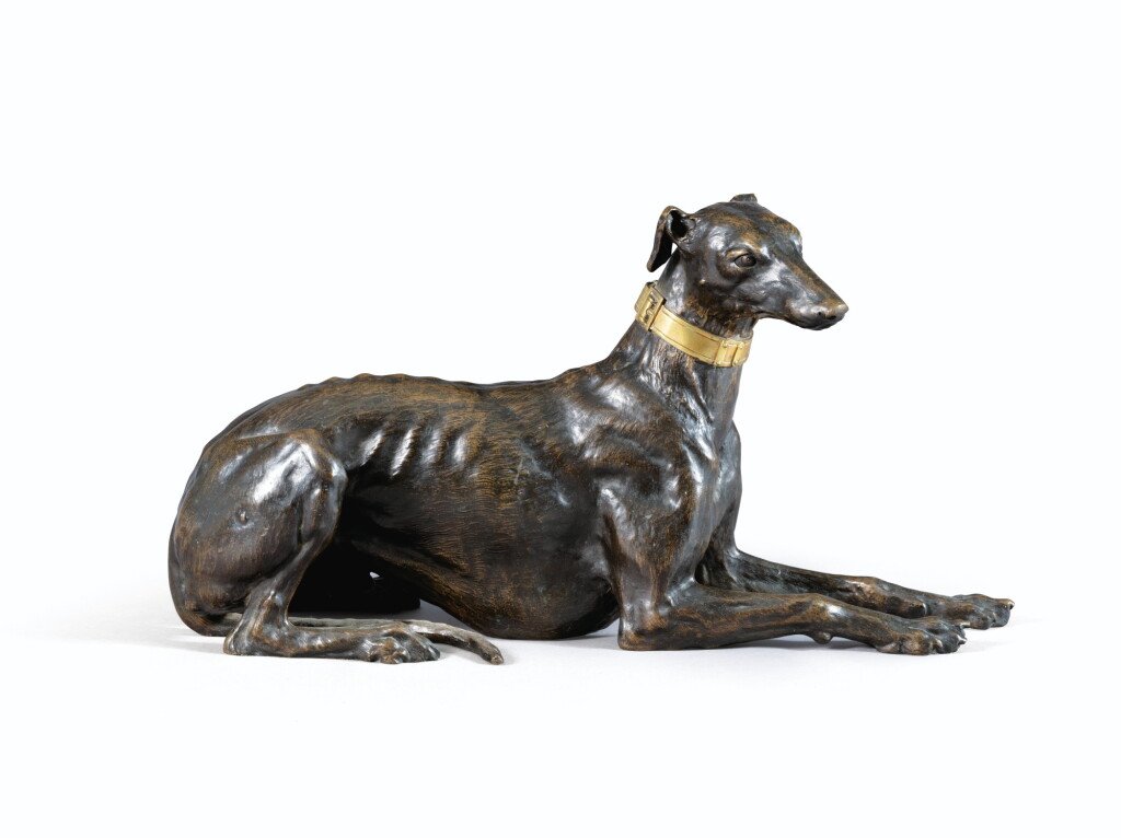 View full screen - View 1 of Lot 32. FRENCH, 19TH CENTURY | GREYHOUND .