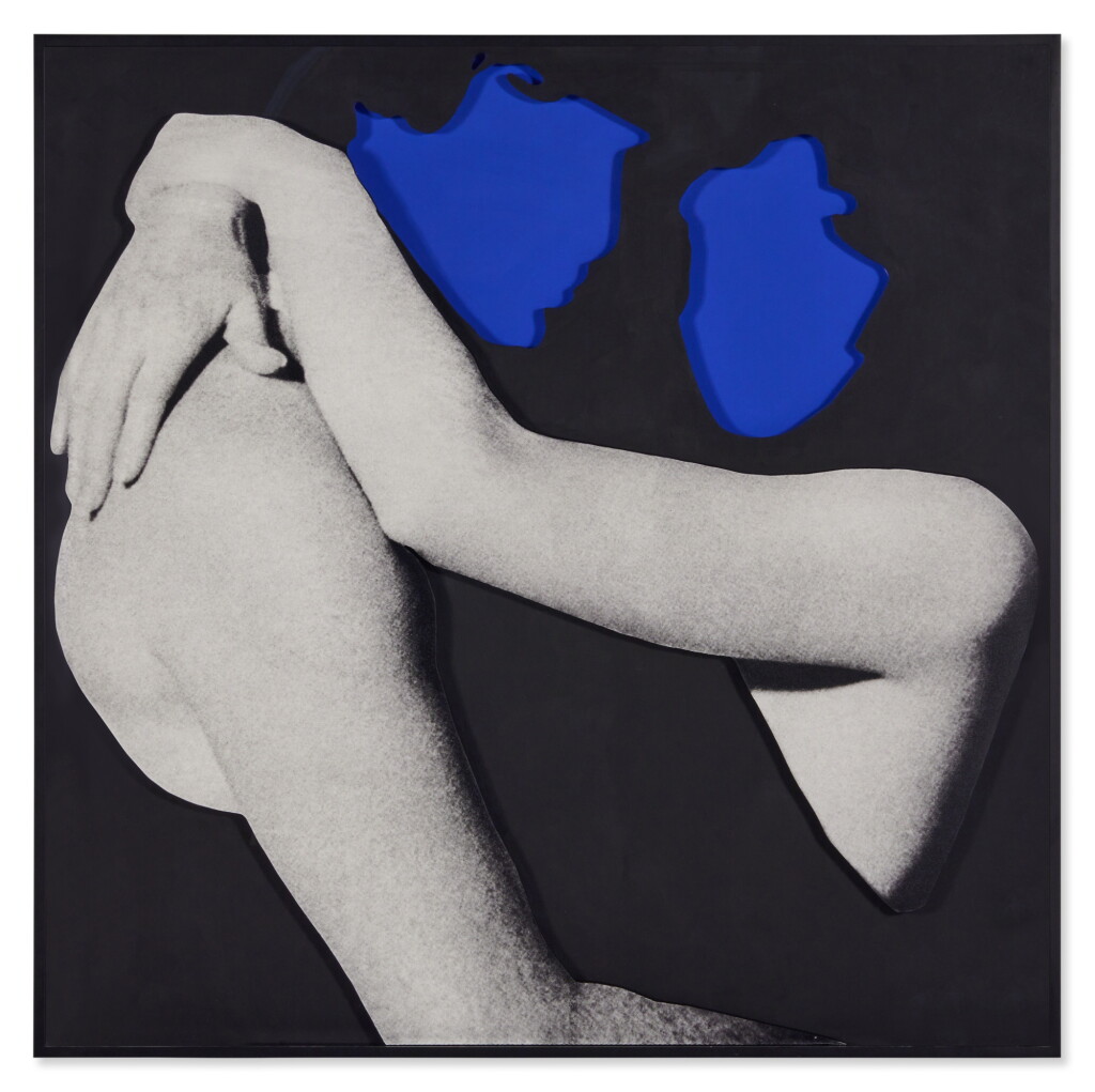 View full screen - View 1 of Lot 261. Arms & Legs (Specif, Elbows & Knees), Etc. (Part One): Couple Embracing (Blue).