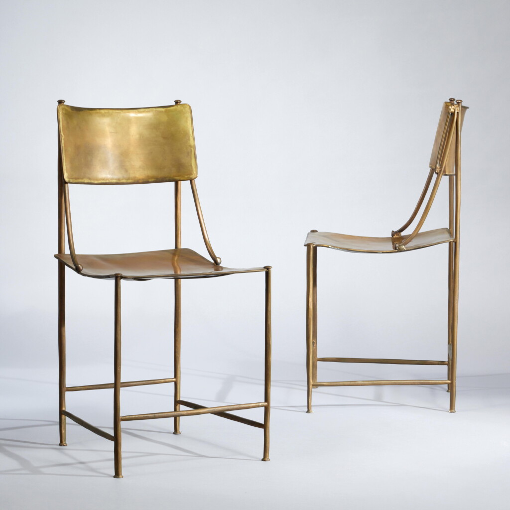 View full screen - View 1 of Lot 61. Pair of "Carlo" Chairs.