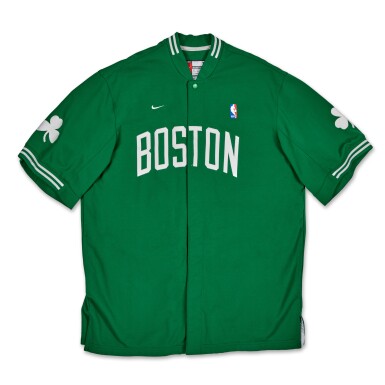 View full screen - View 1 of Lot 28. Paul Pierce 1998-1999 Boston Celtics Rookie Warm Up Jacket.