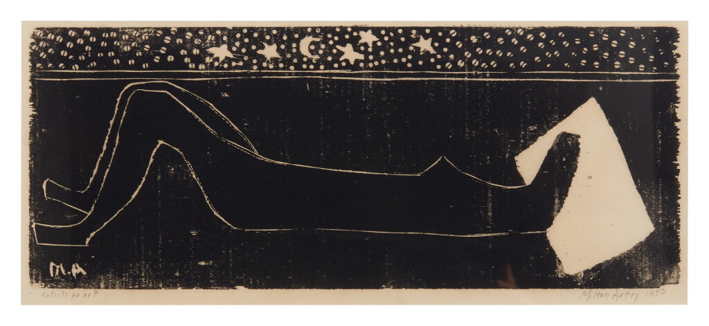 View full screen - View 1 of Lot 122. MILTON AVERY | NIGHT NUDE.