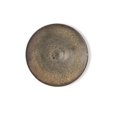 View full screen - View 1 of Lot 95. A 'Jian' gray-glazed tea bowl, Song dynasty.