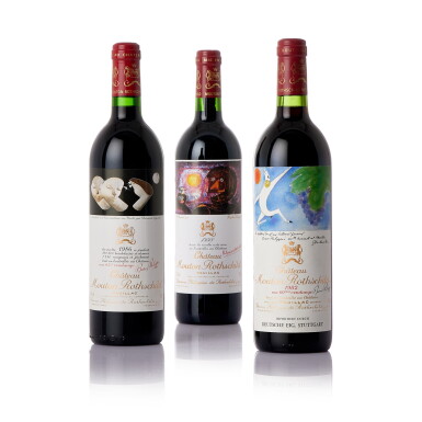View full screen - View 1 of Lot 7487. Château Mouton Rothschild 1998 (12 BT).