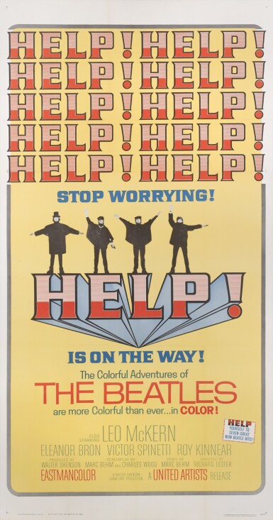 View full screen - View 1 of Lot 150. Help! (1965), poster, US.