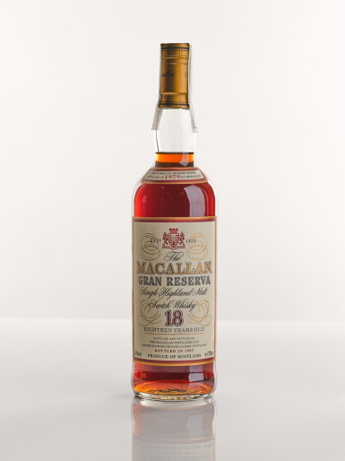 View full screen - View 1 of Lot 4. THE MACALLAN GRAN RESERVA 18 YEARS OLD 1979.