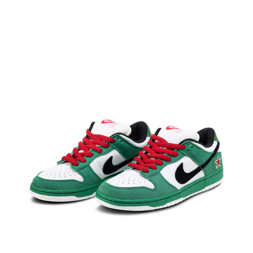 View full screen - View 1 of Lot 64. Nike Dunk Low Pro SB 'Heineken' | Size 9.