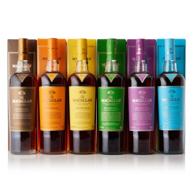 View full screen - View 1 of Lot 8032. The Macallan Edition No. 1 - 6 NV (6 BT70).