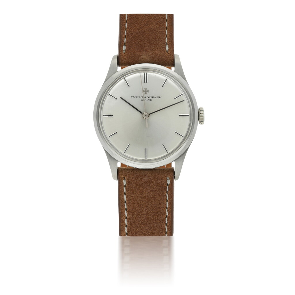View full screen - View 1 of Lot 184. VACHERON CONSTANTIN | REF 4217, A STAINLESS STEEL CENTER SECONDS WRISTWATCH CIRCA 1975.