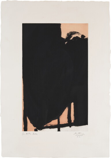 View full screen - View 1 of Lot 960. Elegy Fragment II (Belknap 328; Walker Art Center 360).