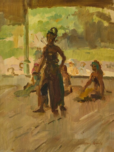 View full screen - View 1 of Lot 6119. Isaac Israels 艾薩克·伊斯瑞奧斯 | Javanese Dancer 爪哇舞者.