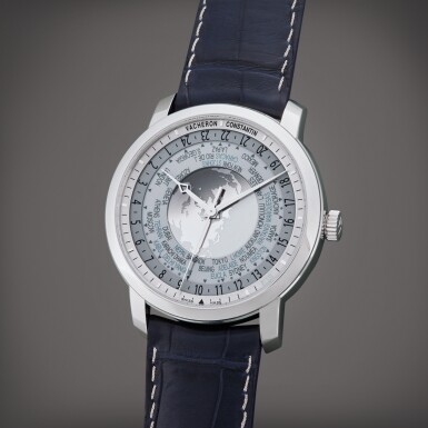 View full screen - View 1 of Lot 129. Reference 86060 Traditionnelle World Time 'Collection Excellence Platine' | A limited edition platinum world time wristwatch, Circa 2015.