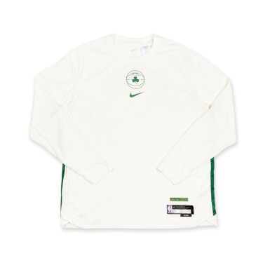 View full screen - View 1 of Lot 14. Jayson Tatum Boston Celtics 2023-2024 Game Worn City Edition Warmup Top | 30 Points.