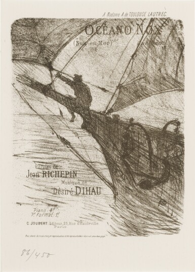 View full screen - View 1 of Lot 211. HENRI DE TOULOUSE-LAUTREC | MÉLODIES DE DÉSIRÉ DIHAU (D. 129-142; W. 124-137).