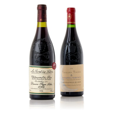 View full screen - View 1 of Lot 7822. Southern Rhone Red Mixed Lot (2 BT).