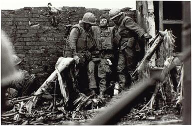 View full screen - View 1 of Lot 233. DON MCCULLIN | WOUNDED MARINE, VIETNAM, 1968.