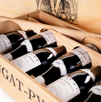 View full screen - View 1 of Lot 107. Mazoyères Chambertin 2009 Bernard Dugat-Py (6 BT).