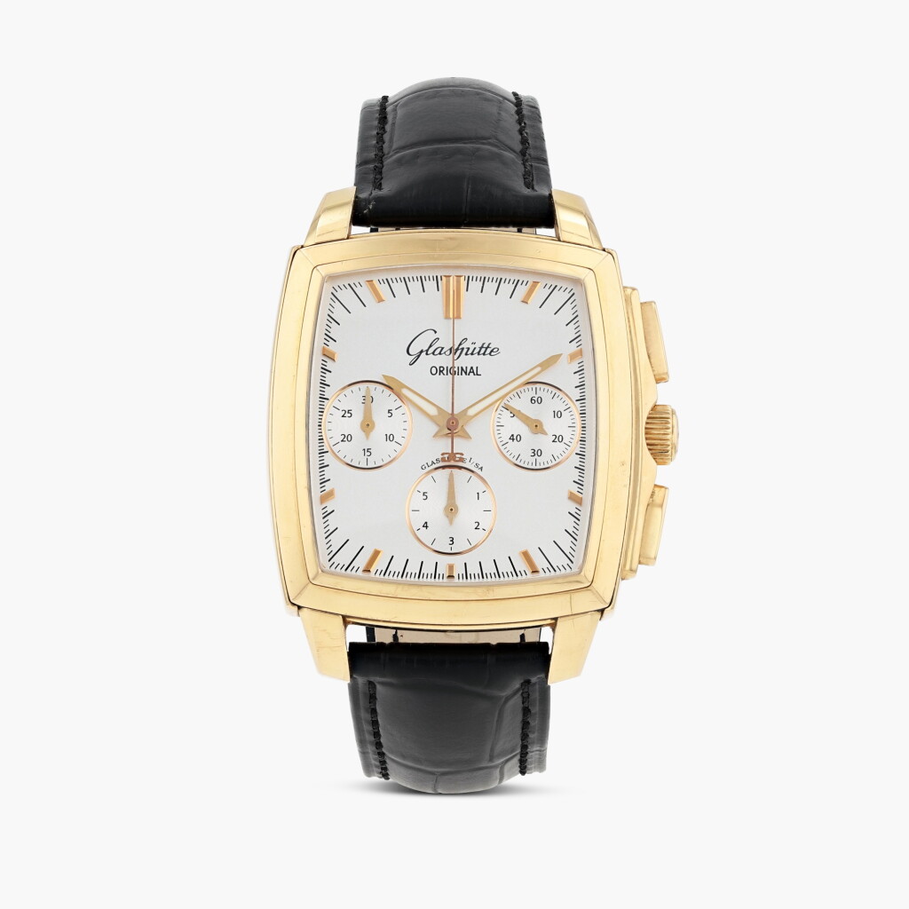 View full screen - View 1 of Lot 435. Senator Karree, yellow gold chronograph wristwatch, circa 2005.