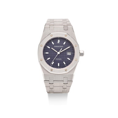 View full screen - View 1 of Lot 64. AUDEMARS PIGUET | ROYAL OAK, REFERENCE 14790ST.OO.0789ST.09, A STAINLESS STEEL BRACELET WATCH WITH DATE, CIRCA 1995.