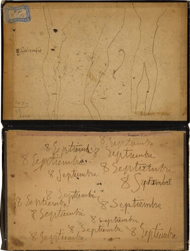 View full screen - View 1 of Lot 23. Nu and Dates '8 septembre'.