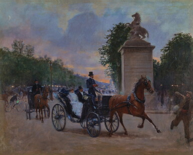 View full screen - View 1 of Lot 162. Soirée sur le Champs-Elysées.