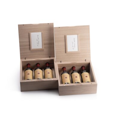 View full screen - View 1 of Lot 22. Masseto "Vertical" 2006, 2010 and 2011 (6 BT).