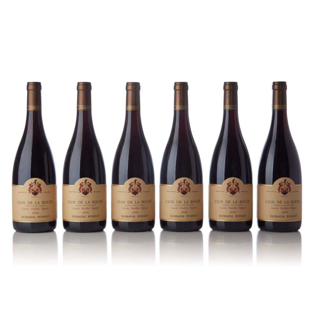 View full screen - View 1 of Lot 241. Clos de la Roche Vieilles Vignes 2016 Domaine Ponsot (6 BT).