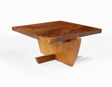 View full screen - View 1 of Lot 110. GEORGE NAKASHIMA | "MINGUREN I" COFFEE TABLE.