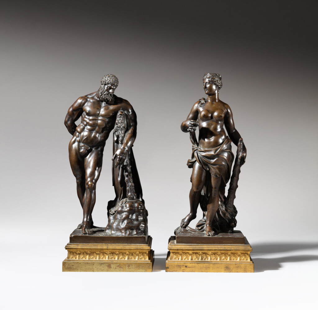 View full screen - View 1 of Lot 54. Hercules Farnese and Omphale | Hercule Farnèse et Omphale.
