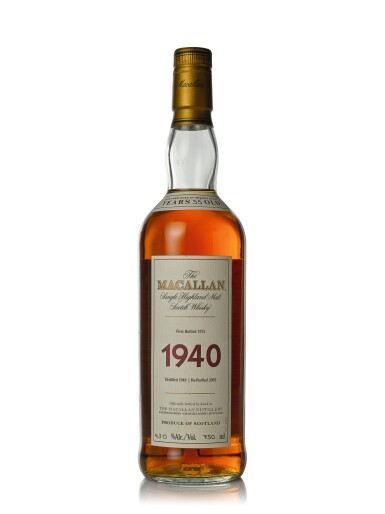 View full screen - View 1 of Lot 26. The Macallan Fine & Rare 35 Year Old 43.0 abv 1940 (1 BT75cl).