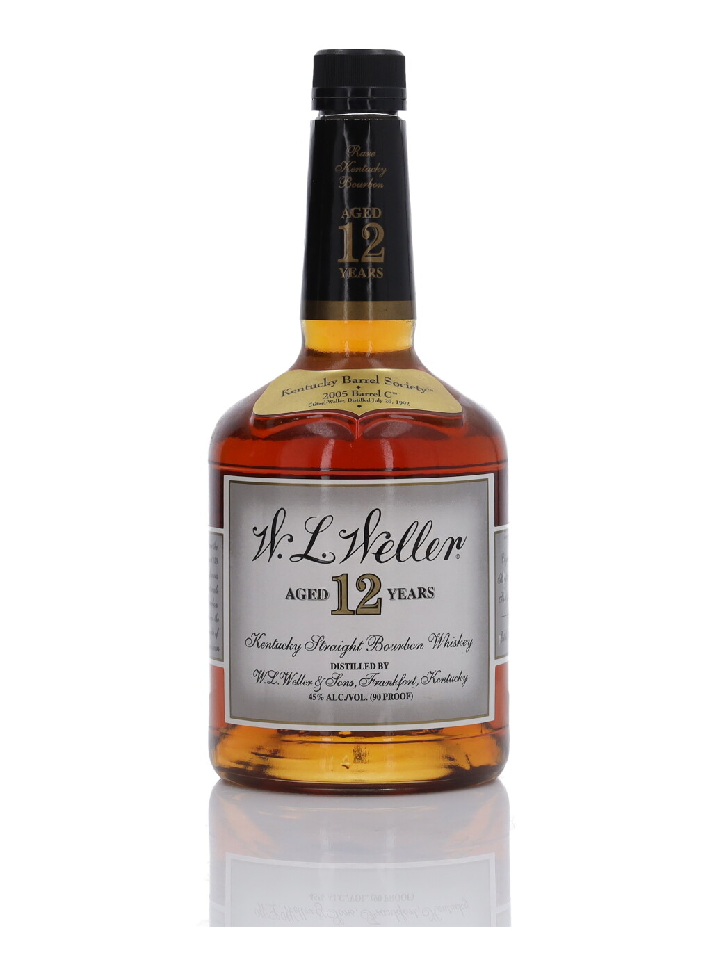 View full screen - View 1 of Lot 1258. W.L Weller 12 Year Old Single Barrel 90 Proof 1992 (1 Bottle 75cl).