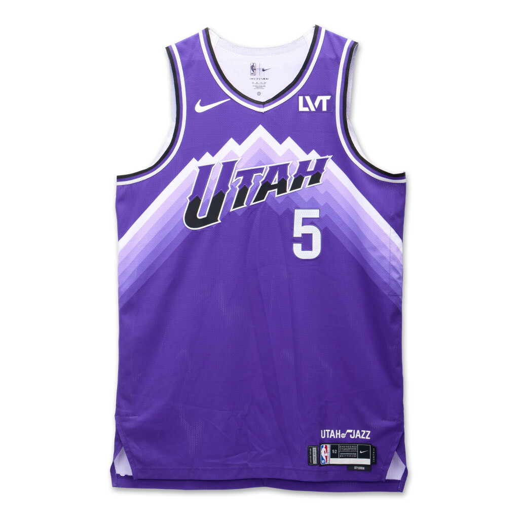 View full screen - View 1 of Lot 134. Talen Horton-Tucker Utah Jazz 2023-2024 In-Season Tournament Game Worn City Edition Jersey .