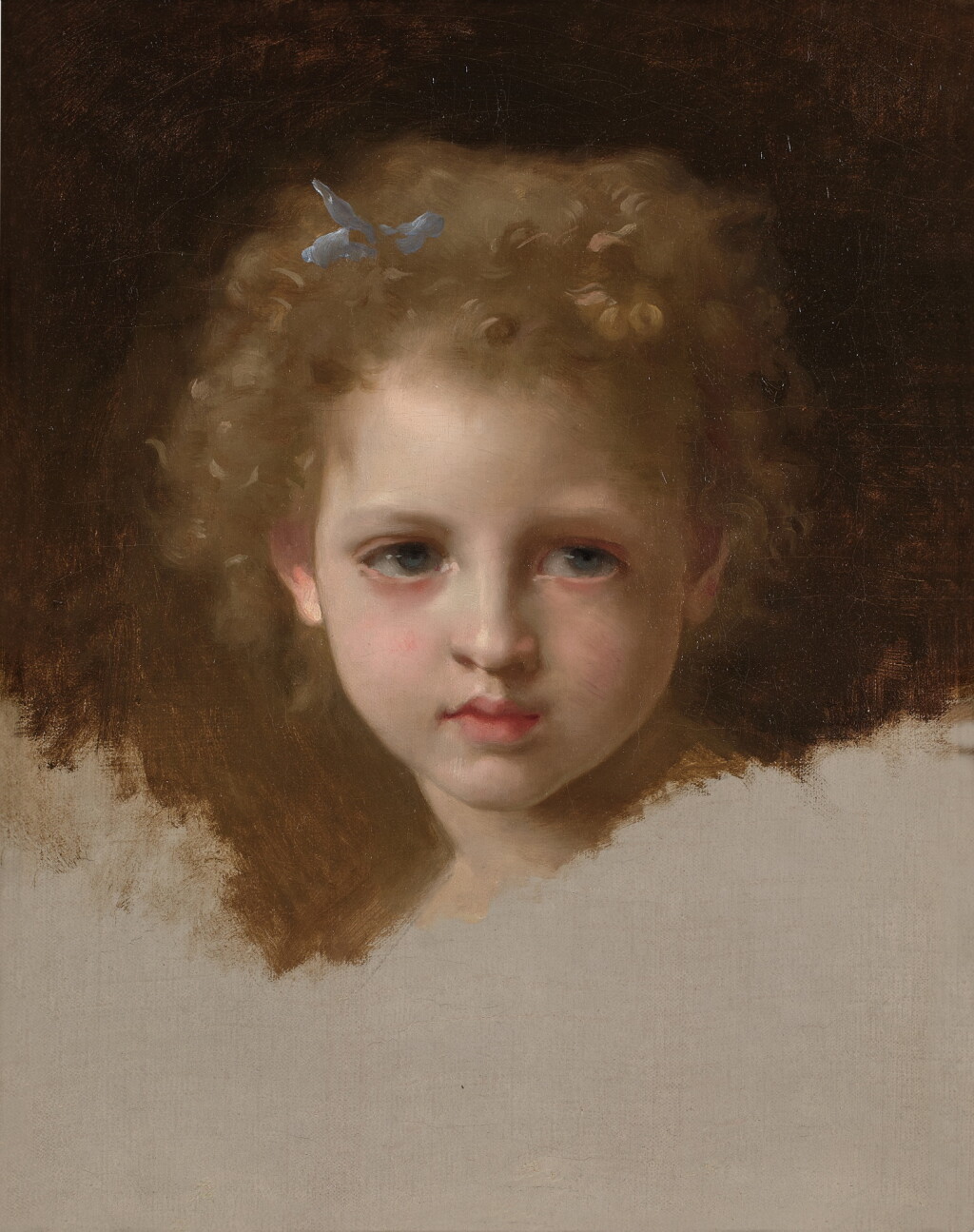 View full screen - View 1 of Lot 125. Study for Girl with Violets.