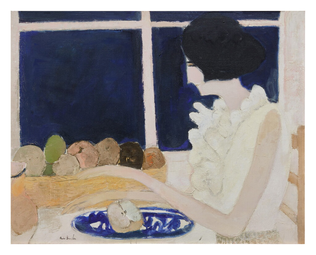 View full screen - View 1 of Lot 112. ANDRÉ BRASILIER | CHANTAL À LA CORBEILLE DES FRUITS.