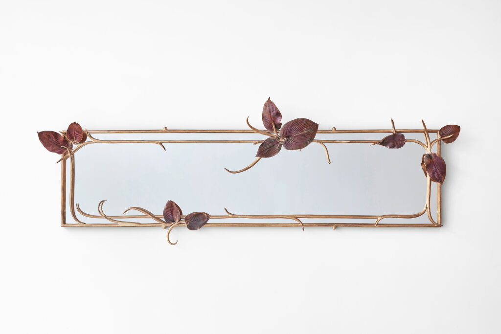 View full screen - View 1 of Lot 304. Unique "Végétale" Mirror.