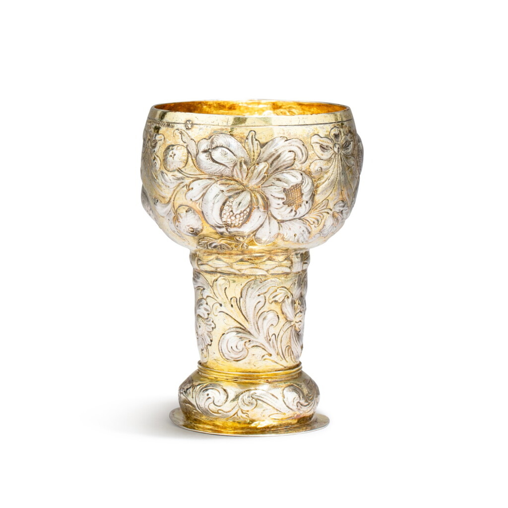 View full screen - View 1 of Lot 319. A German parcel-gilt silver goblet, Christoph Beer, Nurnberg, circa 1680.