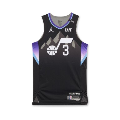 View full screen - View 1 of Lot 24. Keyonte George Utah Jazz 2025-2026 Emirates NBA Cup Game Worn Statement Edition Jersey .