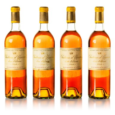 View full screen - View 1 of Lot 287. Château d'Yquem 1968 (4 BT).